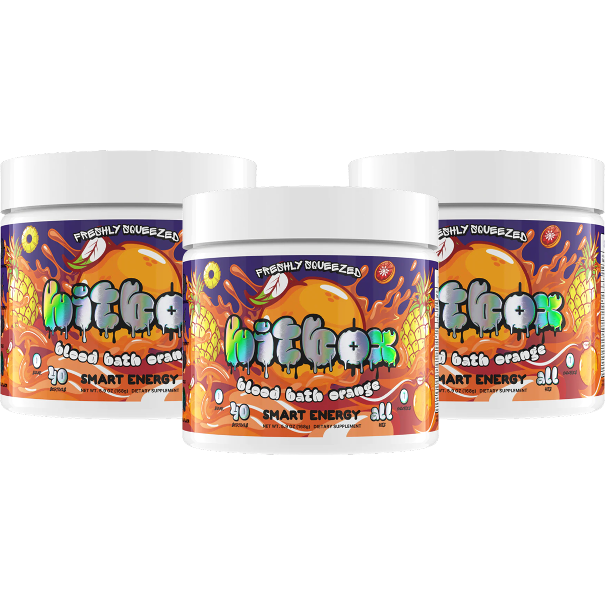 3 Tubs - BLOOD BATH ORANGE