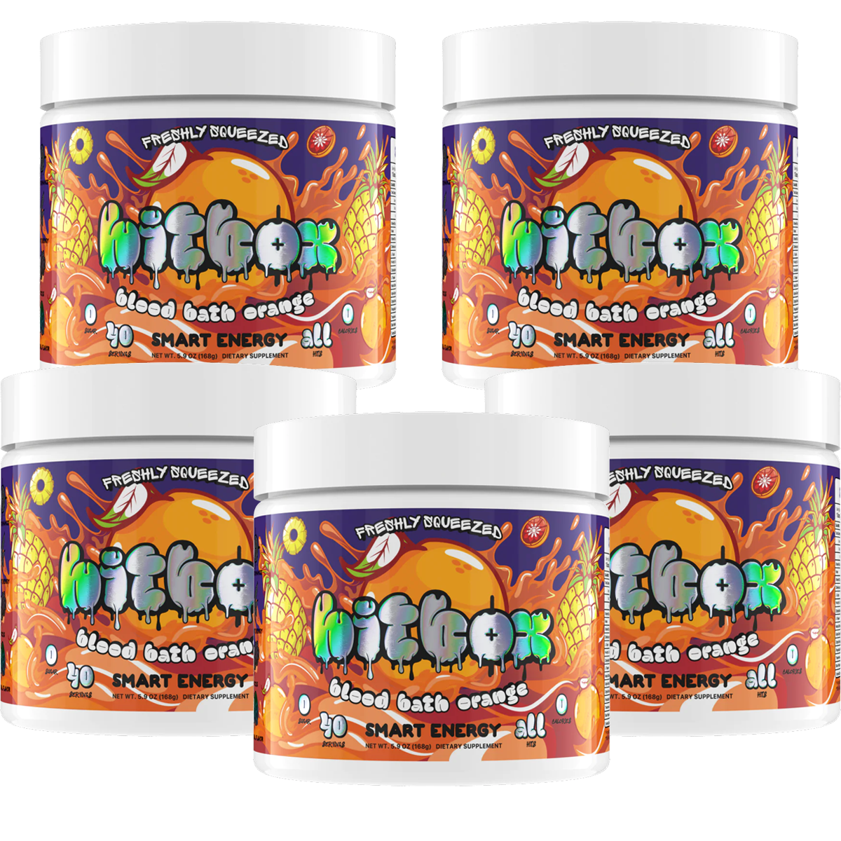 5 Tubs - BLOOD BATH ORANGE