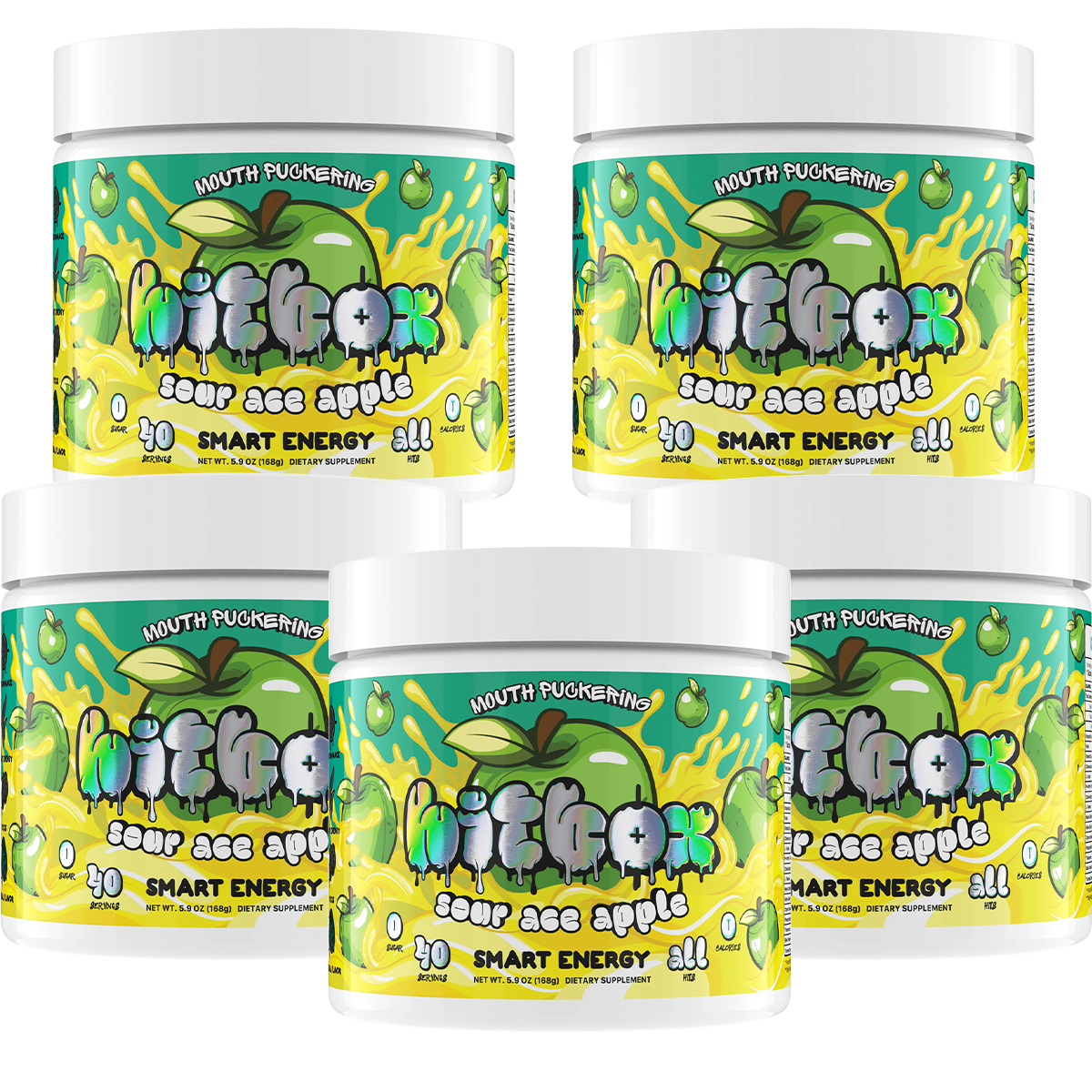 5 Tubs - SOUR ACE APPLE
